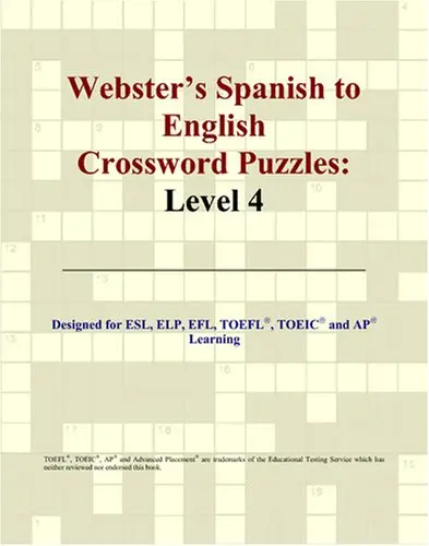 Cover of Webster's Spanish to English Crossword Puzzles