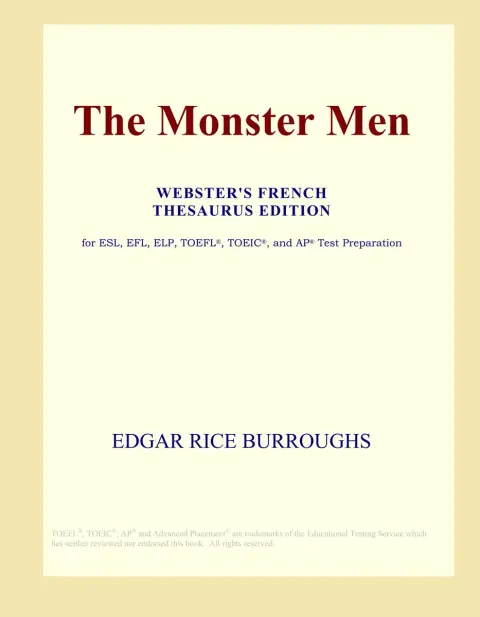 Cover of The Monster Men