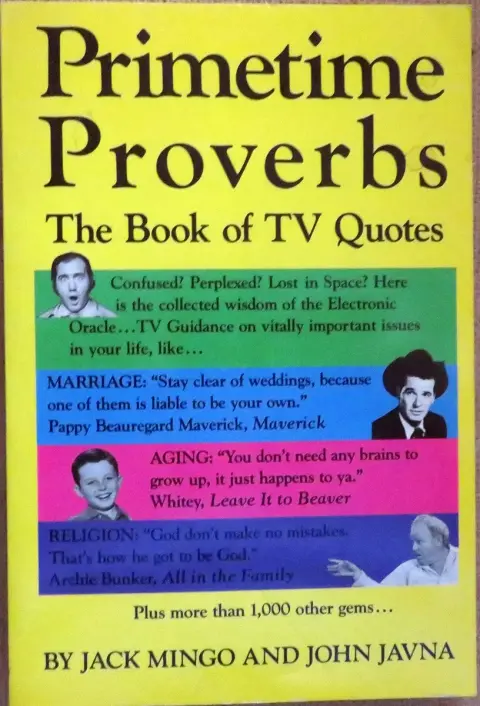 Cover of Primetime Proverbs Bk of Tv Qu