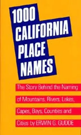 Cover of 1000 Californian Place Names