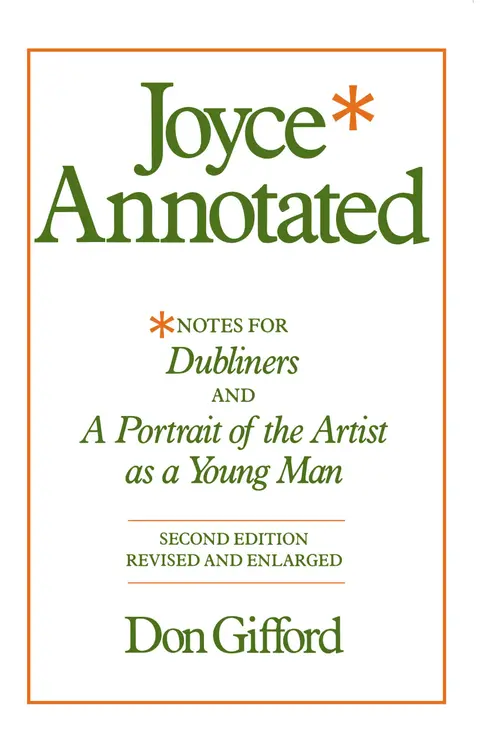 Cover of Joyce Annotated