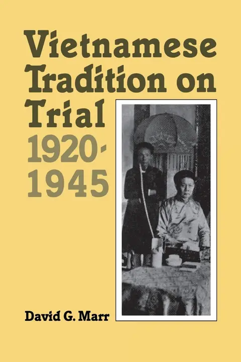 Cover of Vietnamese Tradition on Trial 1920-10945