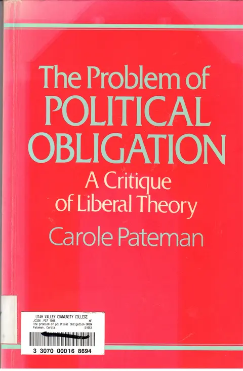 Cover of Pateman
