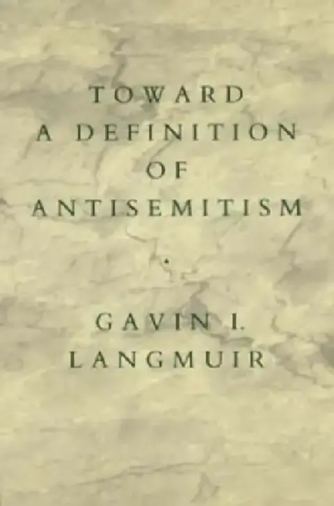 Cover of Toward a Definition of Antisemitism