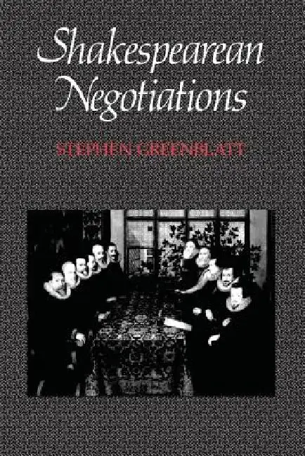 Cover of Shakespearean Negotiations