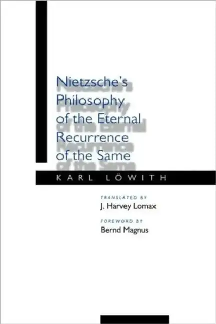 Cover of Nietzsche's Philosophy of the Eternal Recurrence of the Same