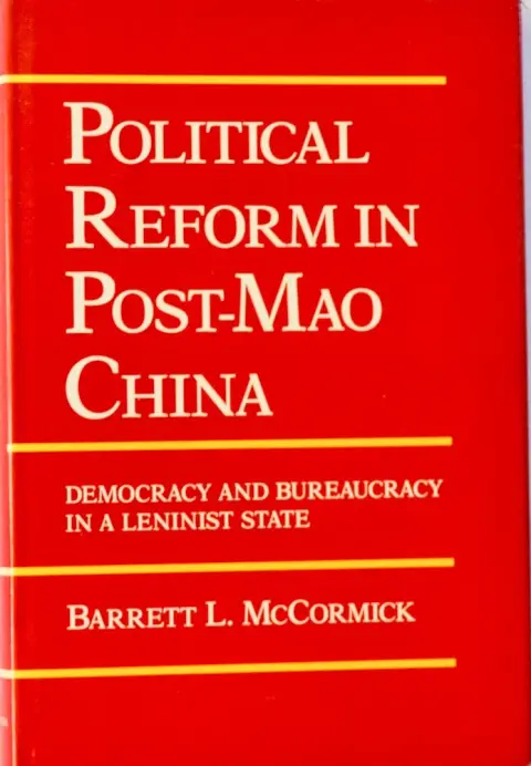 Cover of Political Reform Post–Mao
