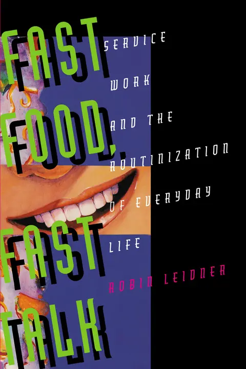 Cover of Fast Food, Fast Talk