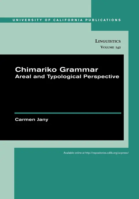 Cover of Chimariko Grammar