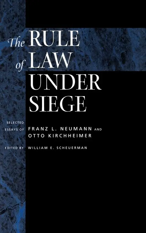 Cover of The Rule of Law Under Siege