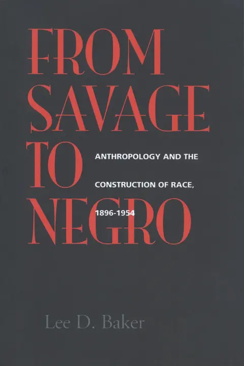 Cover of From Savage to Negro