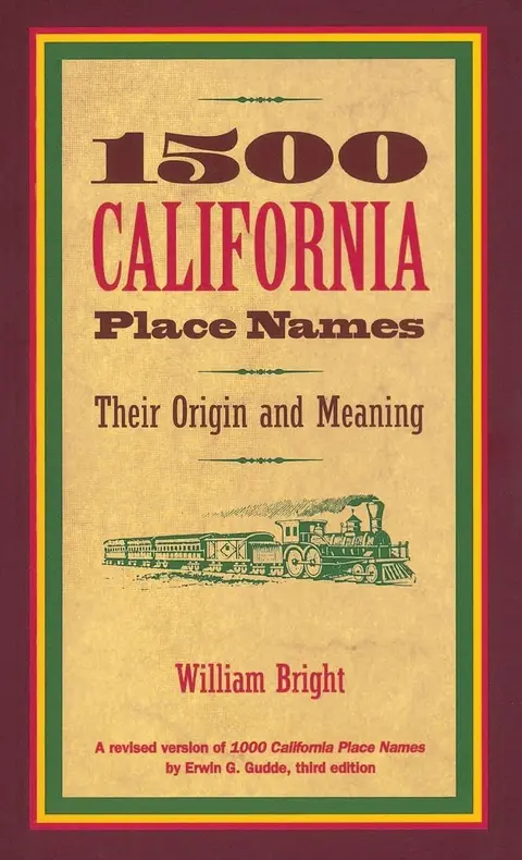 Cover of 1500 California Place Names
