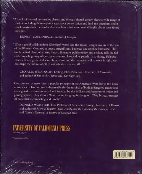 Cover of Balancing Water