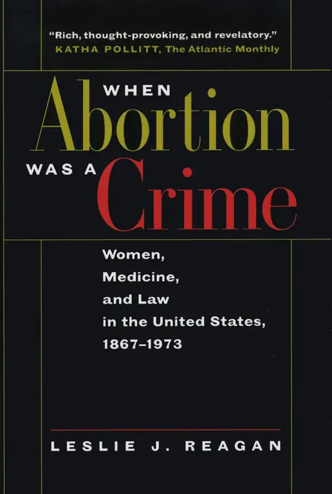 Cover of When Abortion Was a Crime