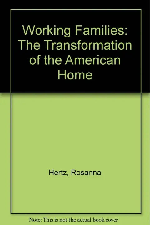 Cover of Working Families