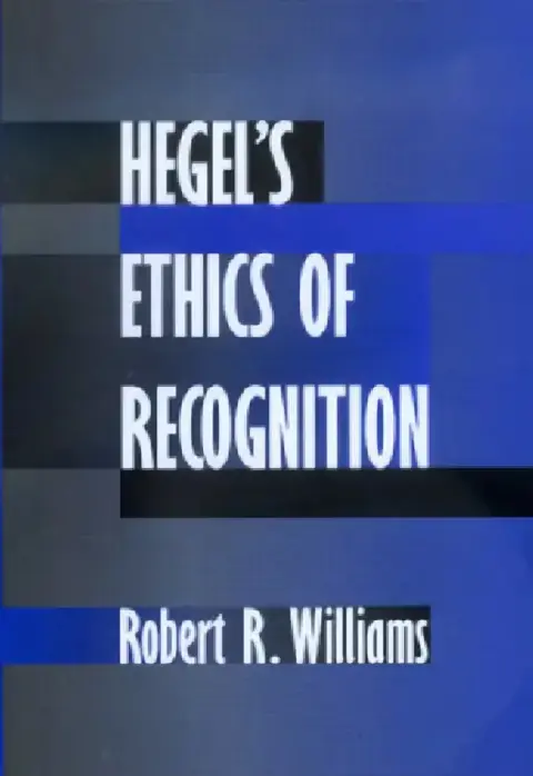 Cover of Hegel's Ethics of Recognition