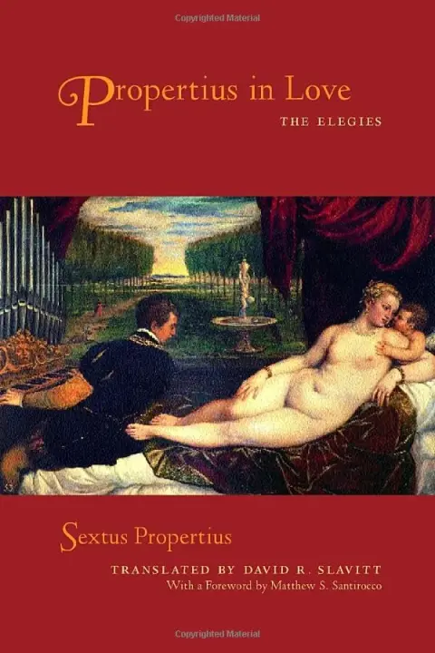 Cover of Propertius in Love