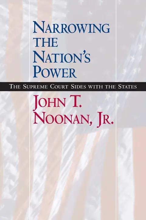 Cover of Narrowing the Nation's Power