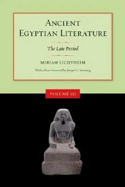 Cover of Ancient Egyptian Literature, Volume III
