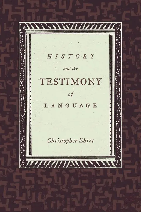 Cover of History and the Testimony of Language