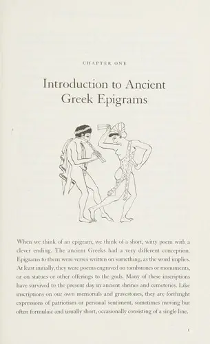 Cover of Ancient Greek Epigrams