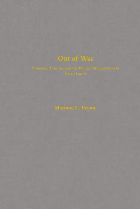 Cover of Out of War
