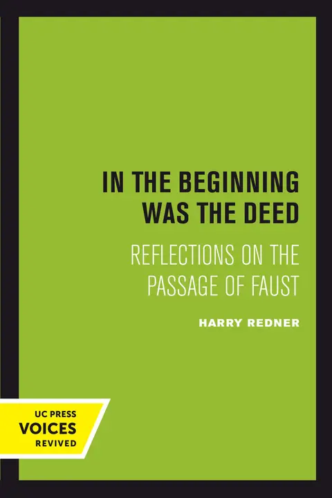 Cover of In the Beginning Was the Deed