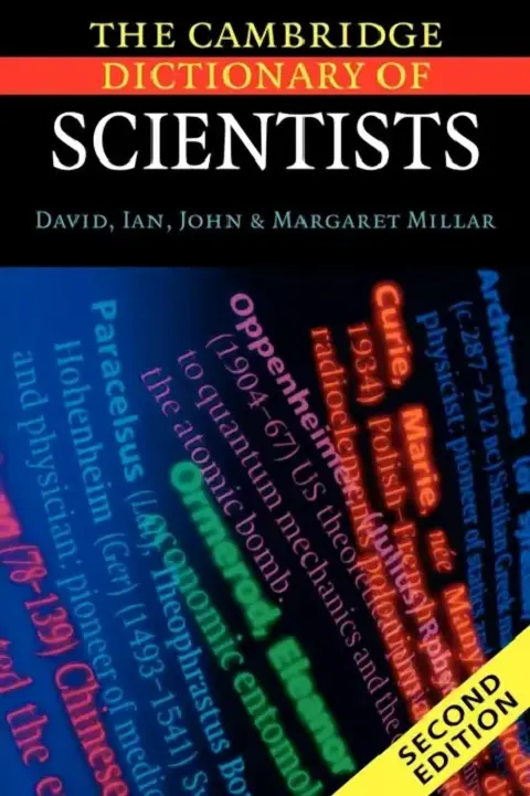 Cover of The Cambridge Dictionary of Scientists