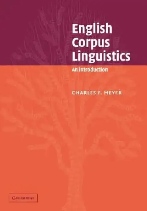 Cover of English Corpus Linguistics