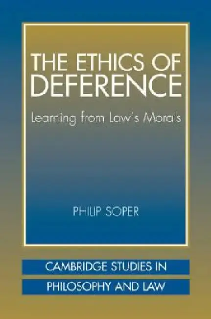 Cover of The Ethics of Deference