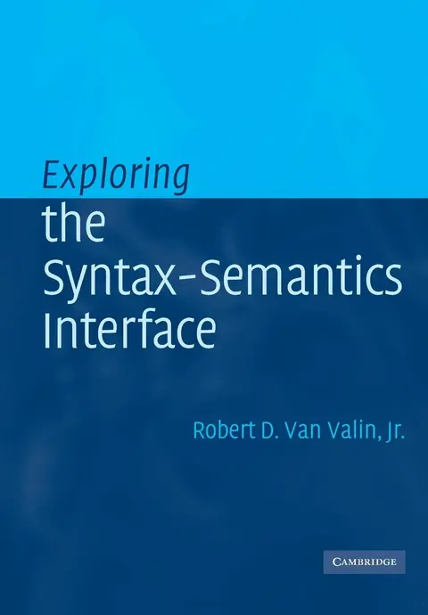 Cover of Exploring the Syntax-Semantics Interface