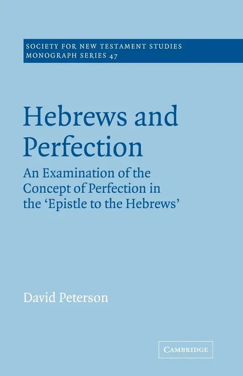 Cover of Hebrews and Perfection