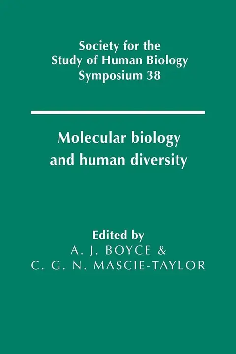 Cover of Molecular Biology and Human Diversity