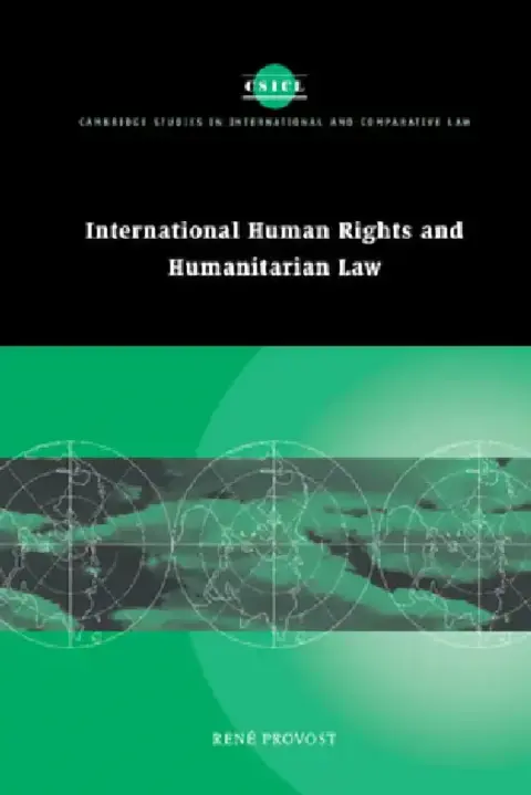 Cover of International Human Rights and Humanitarian Law