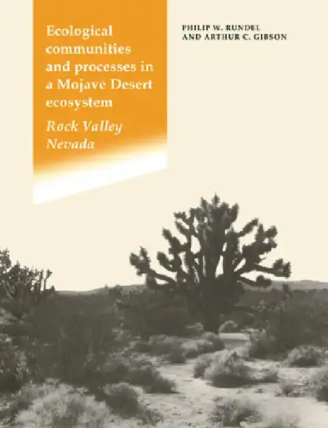 Cover of Ecological Communities and Processes in a Mojave Desert Ecosystem