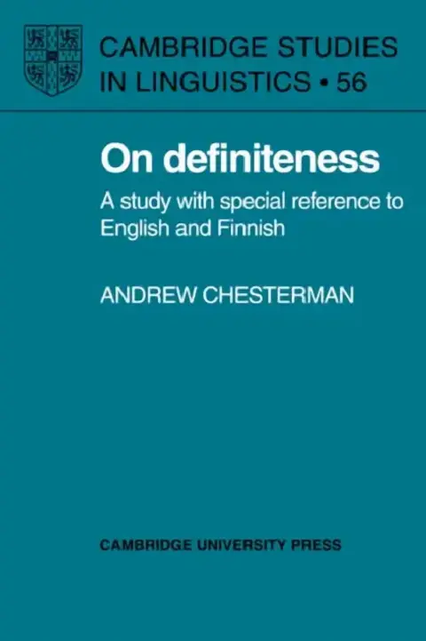 Cover of On Definiteness
