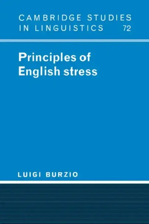 Cover of Principles of English Stress