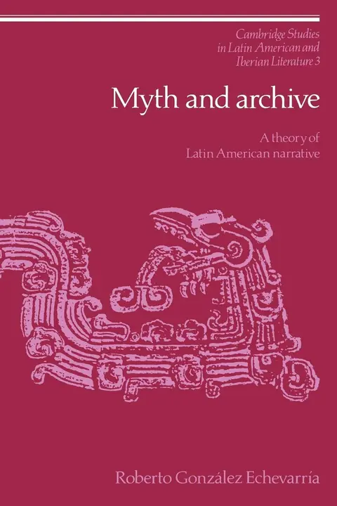 Cover of Myth and Archive