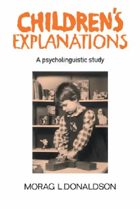 Cover of Children's Explanations
