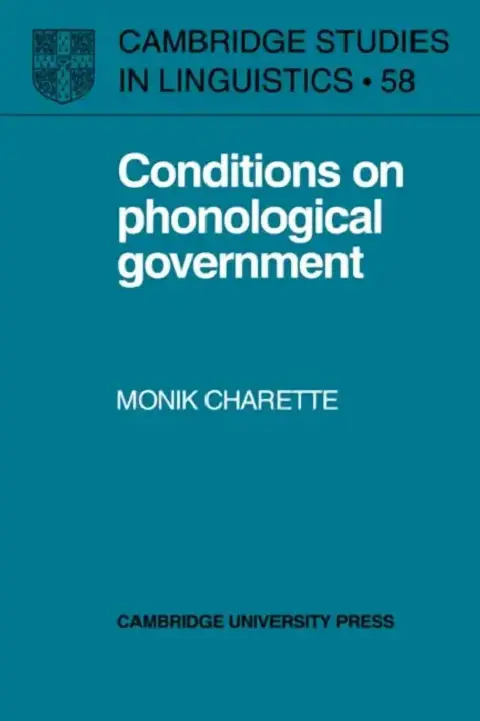 Cover of Conditions on Phonological Government