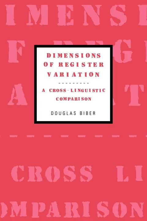 Cover of Dimensions of Register Variation