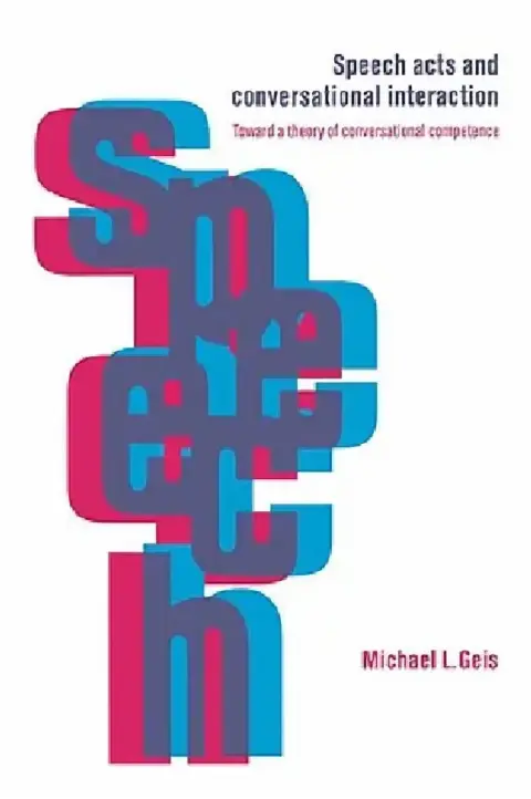 Cover of Speech Acts and Conversational Interaction