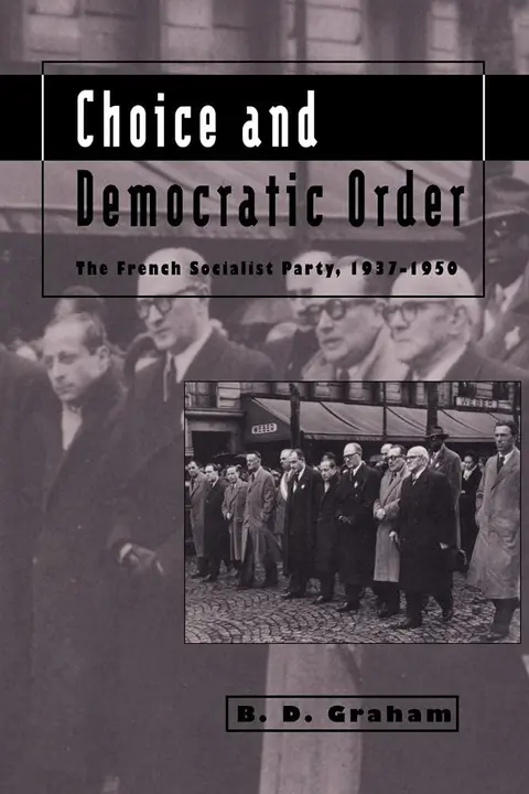 Cover of Choice and Democratic Order