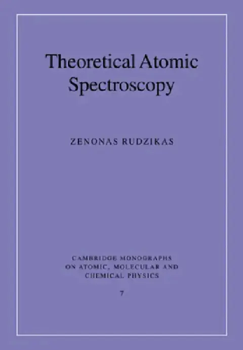 Cover of Theoretical Atomic Spectroscopy