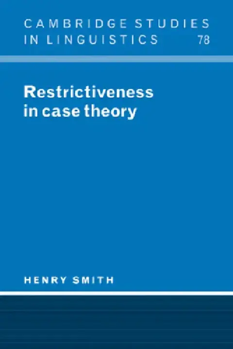 Cover of Restrictiveness in Case Theory