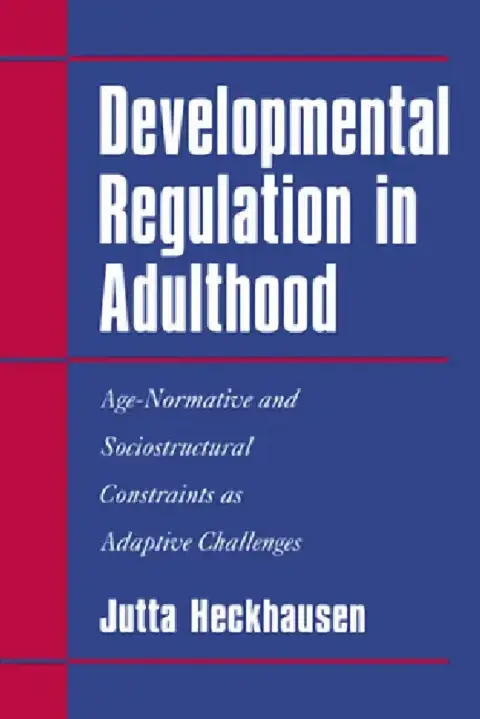 Cover of Developmental Regulation in Adulthood