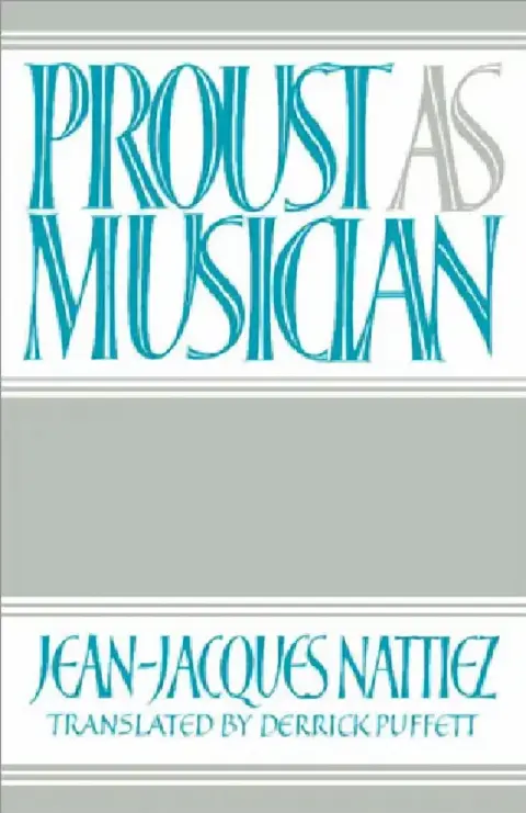 Cover of Proust as Musician