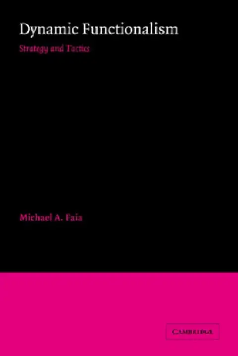 Cover of Dynamic Functionalism