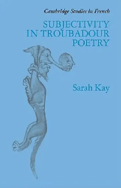 Cover of Subjectivity in Troubadour Poetry