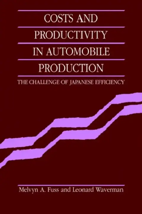 Cover of Costs and Productivity in Automobile Production